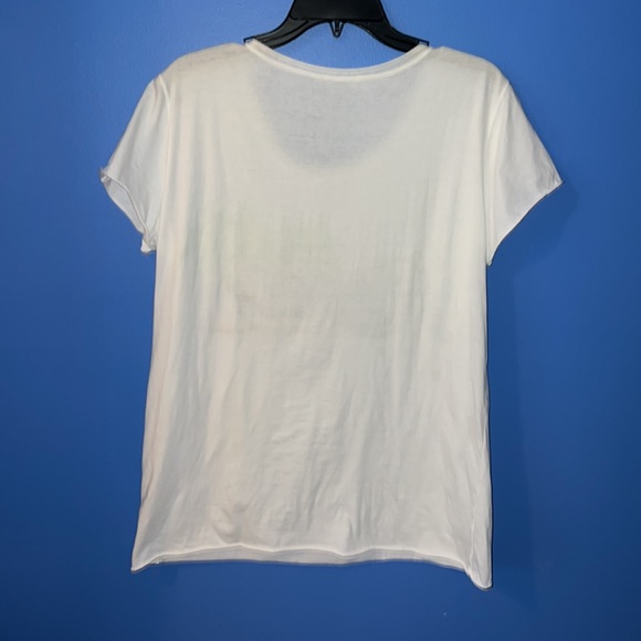 P.A.R.O.S.H. Sequined Embellished Miami White Cotton T Shirt Size M - Picture 3 of 6